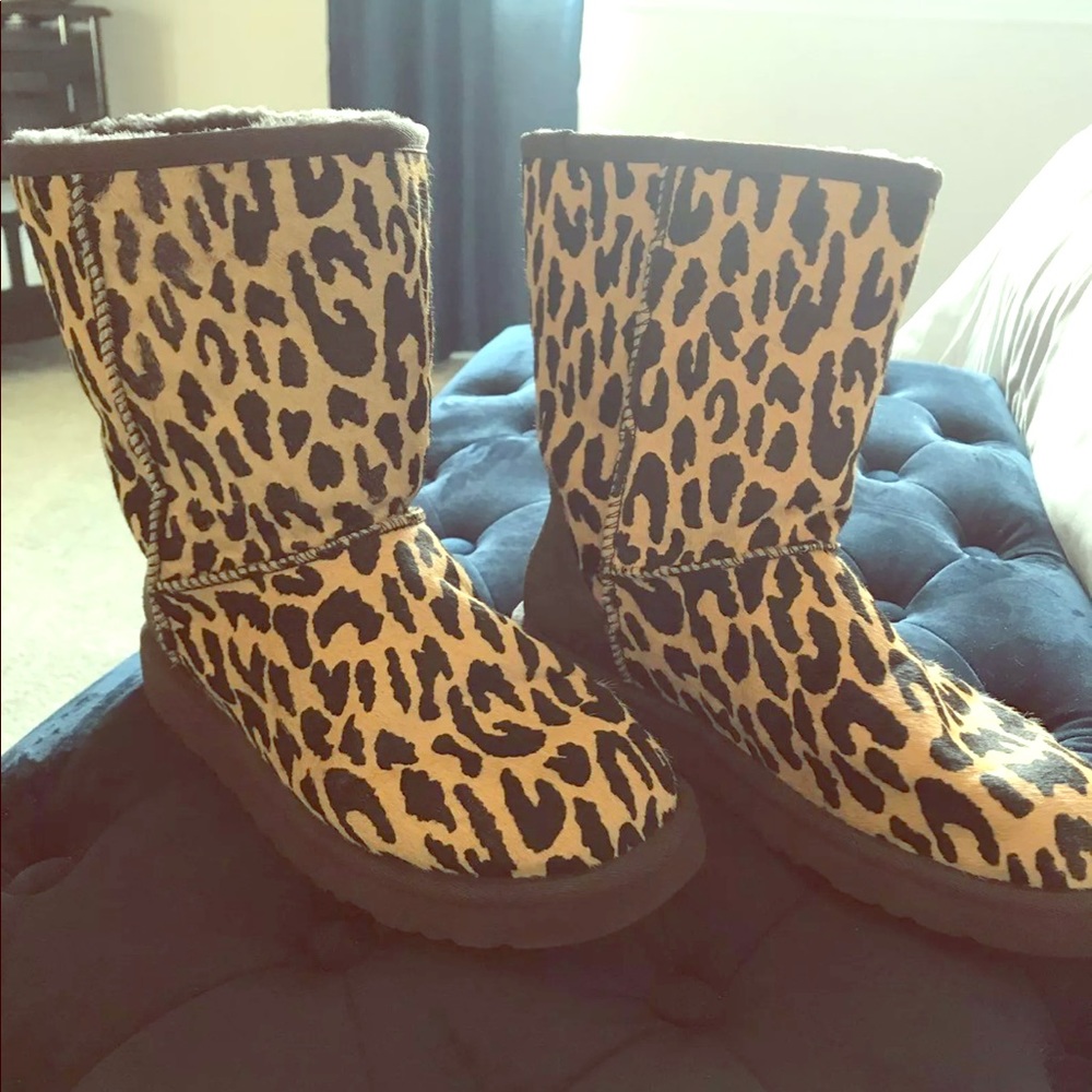 Ugg cheetah print boots